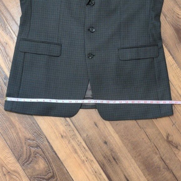 Ralph Lauren Sports Coat Men's 46L Brown Houdstooth Wool Elbow Patches Academia - Picture 8 of 14